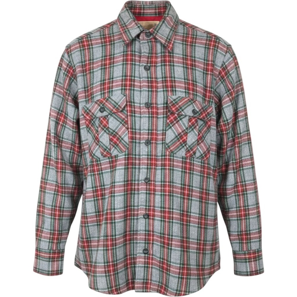 Vintage 70s Sears Fieldmaster Lumberjack Coat Mens MedT Trucker Plaid Wool Blend